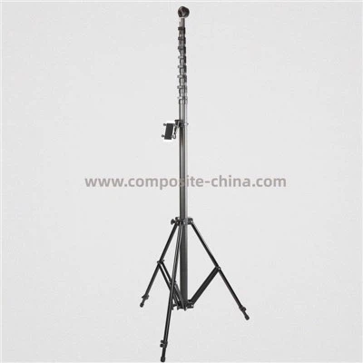 Sistema tal-Arblu tal-Kamera Endzone Teleskopiku tal-Fibra tal-Karbonju